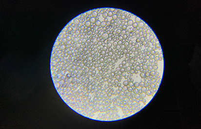 Production of glass microspheres by using thermal process